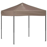 Vidaxl Partytent zložljivo 2x2 m taupe