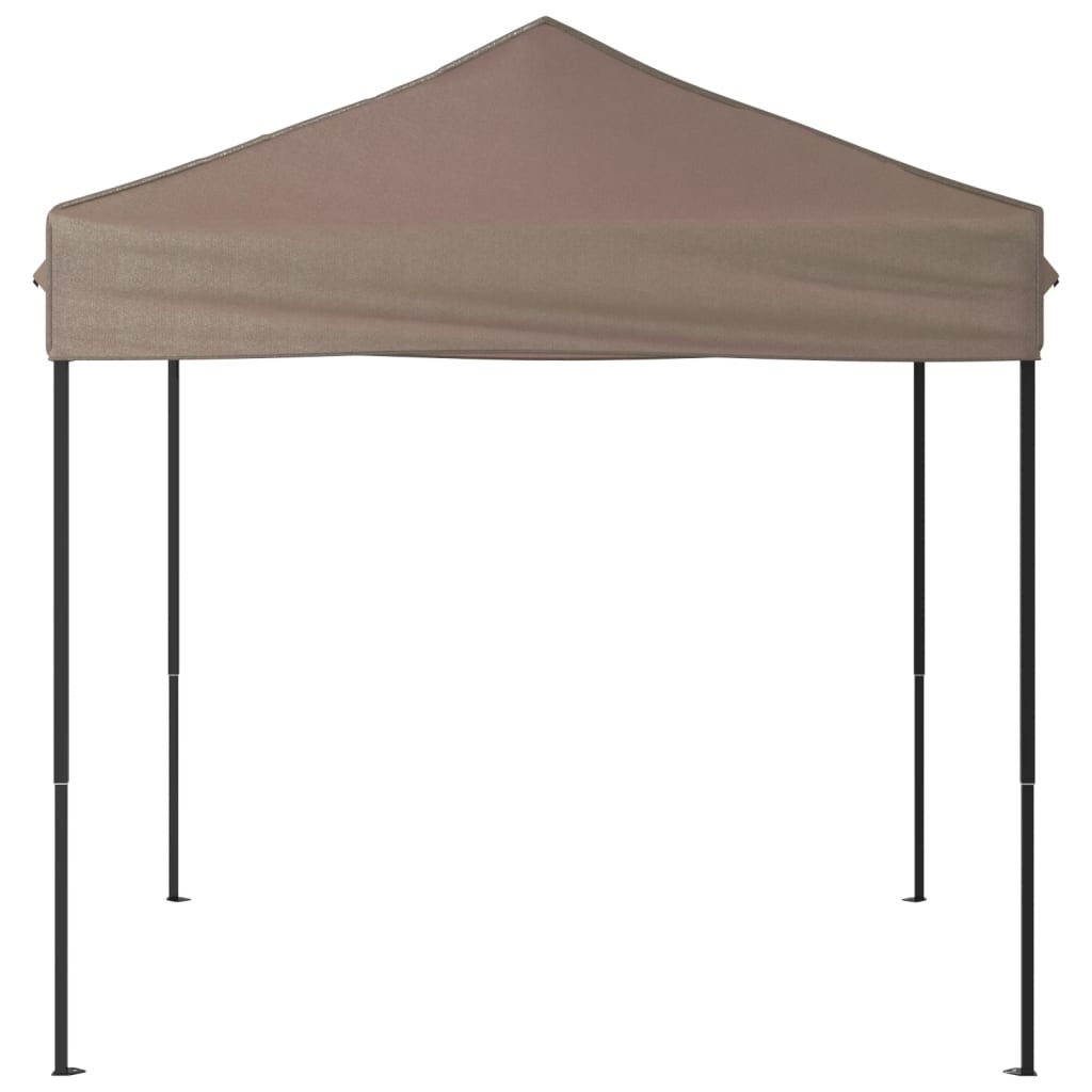 Vidaxl Partytent zložljivo 2x2 m taupe