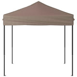 Vidaxl Partytent zložljivo 2x2 m taupe