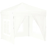 Vidaxl partyTent foldble med sidoväggar 2x2 m vit