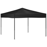 Vidaxl Partytent flappbar 3x3 m schwaarz