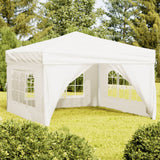 Vidaxl Partytent faltbar mit Seitenwänden 3x3 M cremefarben -gepflegt