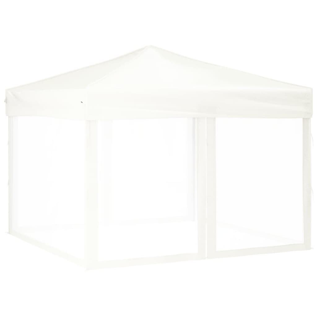 Vidaxl PartyTent pliable avec des parois latérales 3x3 m blanc