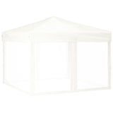 Vidaxl PartyTent pliable avec des parois latérales 3x3 m blanc