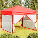 Vidaxl partyTent foldble med sidoväggar 3x3 m röda