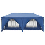 Vidaxl Partytent faltbar mit Seitenwänden 3x6 m blau