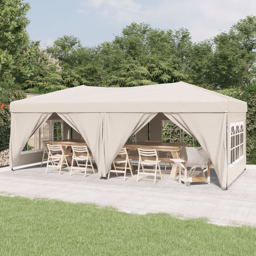 Vidaxl PartyTent plegable con paredes laterales de 3x6 M