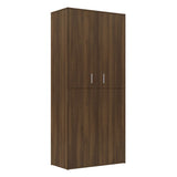 Vidaxl Schong Cabinet 80x39x178 cm schneiden Holzbroch Okfaarf