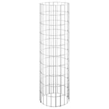 Vidaxl Gabion Polo Round Ø30x100 cm Acciaio zincato