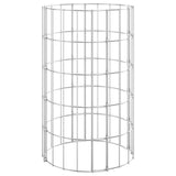 Vidaxl Gabion planters 3 st round raised Ø30x50 cm steel