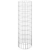 Vidaxl Gabion Planters 3 ST Round Zvýšené Ø30x100 cm Steel