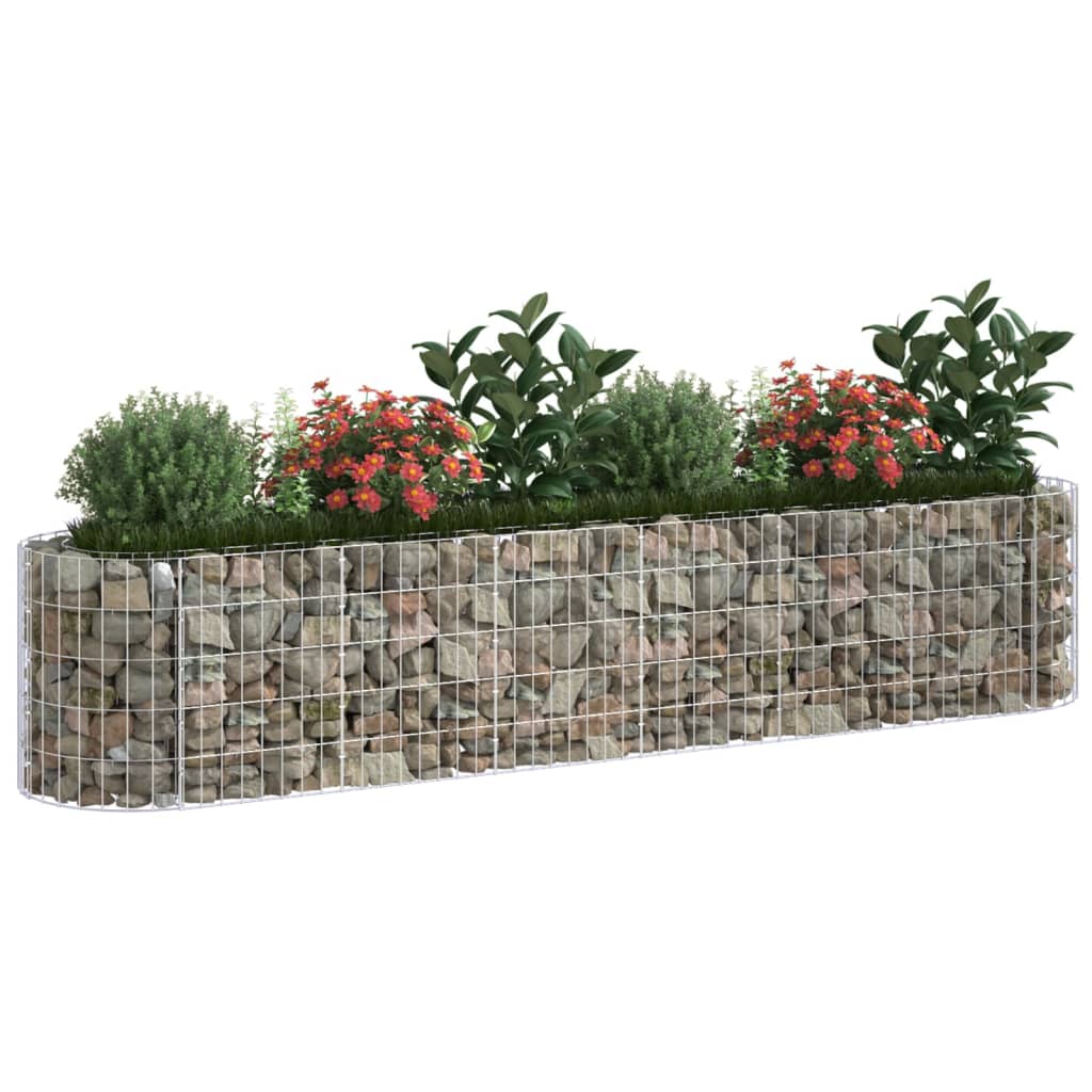 Vidaxl Gabion Fiorter ha raccolto ferro zincato 260x50x50 cm