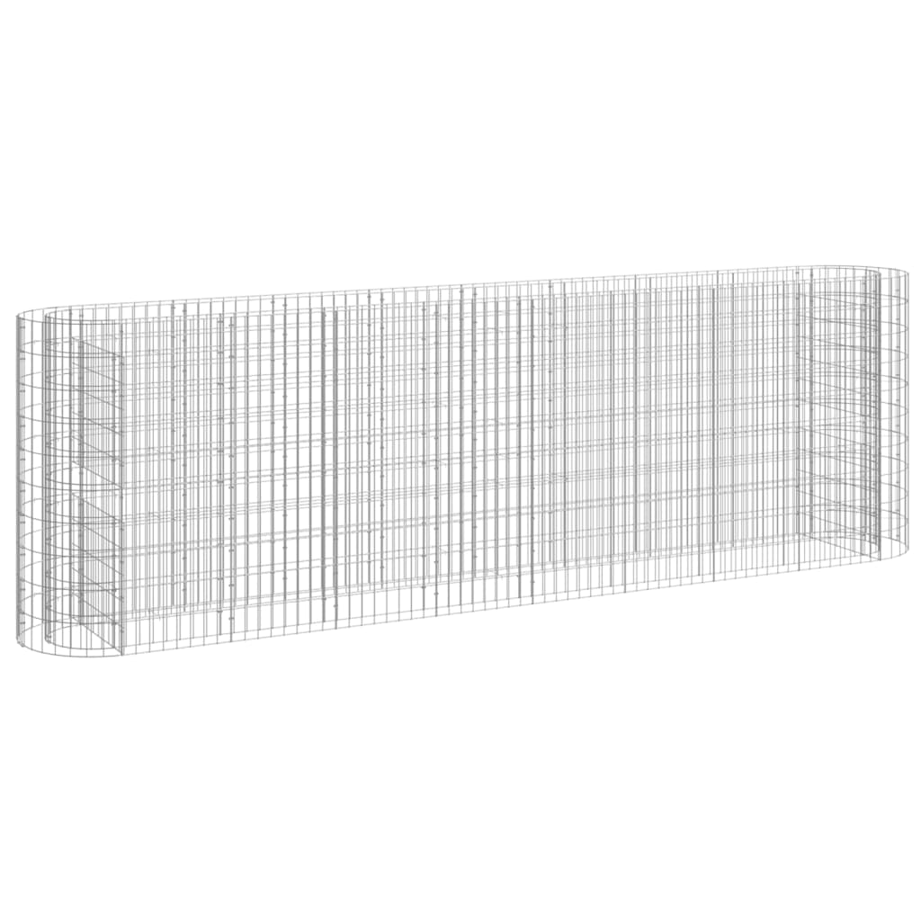 Plaopanice Vidaxl Gabion zvedla 330x50x100 cm galvanizované železo