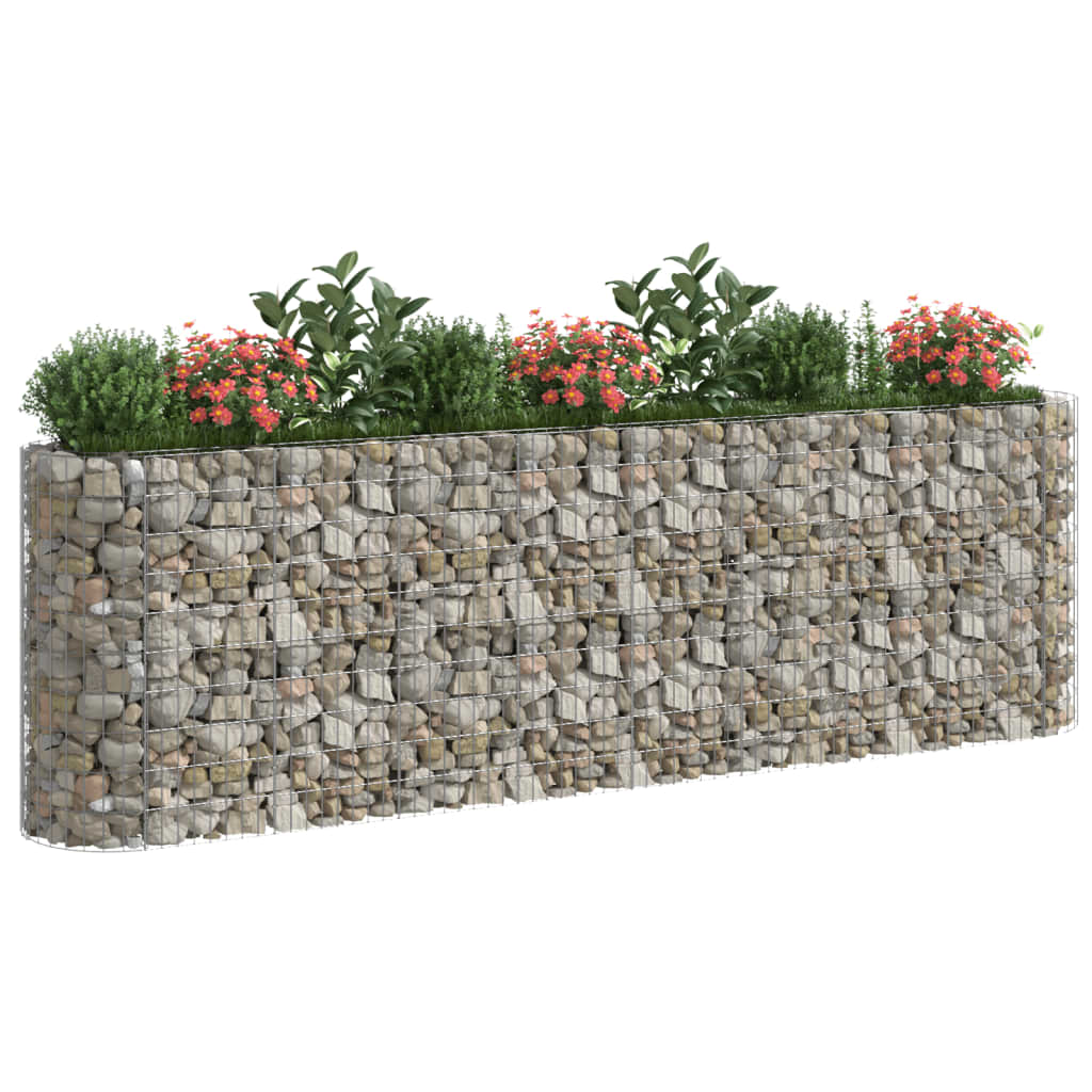 Plaopanice Vidaxl Gabion zvedla 330x50x100 cm galvanizované železo