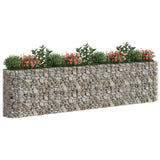 Vidaxl Gabion Planter höjde 400x50x100 cm Galvaniserat järn