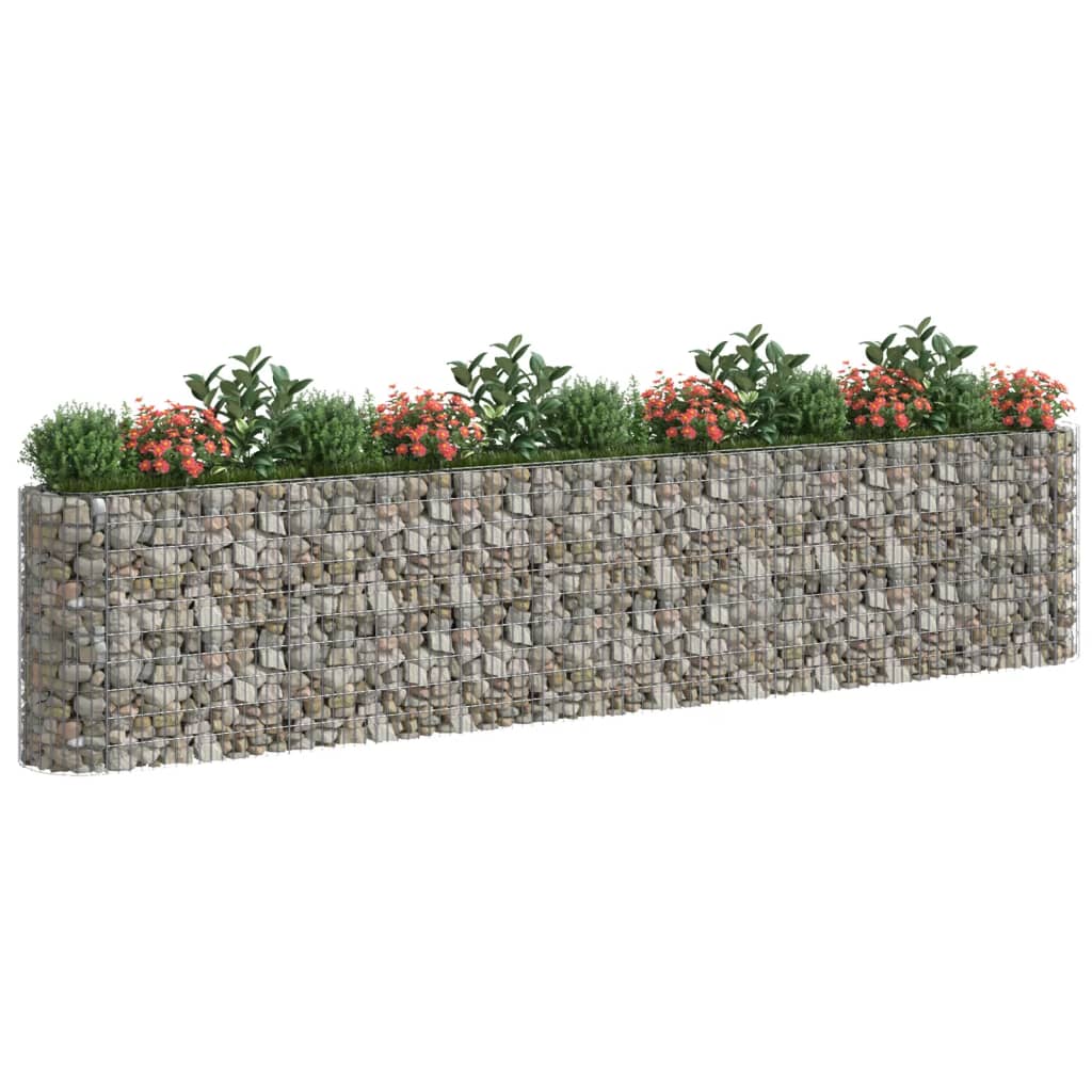 Vidaxl Gabion Fiorter ha raccolto ferro zincato 470x50x100 cm