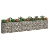 Vidaxl Gabion Planze erhéicht 540x50x100 cm galvaniséiert Eisen