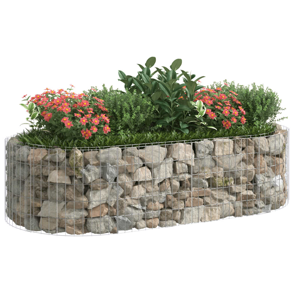 Plaopanice Vidaxl Gabion zvedla 200x100x50 cm galvanizované železo