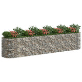 Vidaxl Gabion Planter höjde 500x100x100 cm Galvaniserat järn