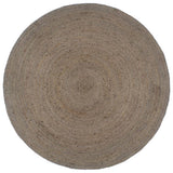 Vidaxl rug handmade around 210 cm jute gray