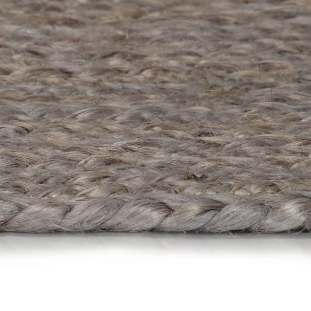 Vidaxl rug handmade around 210 cm jute gray