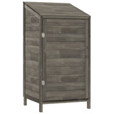 Vidaxl Garden Shed 55x52x112 cm trden borov -les antracit -obarvan