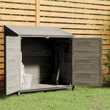 Vidaxl Garden Shed 102x52x112 cm stałej sosny -drewna antracyt -colored