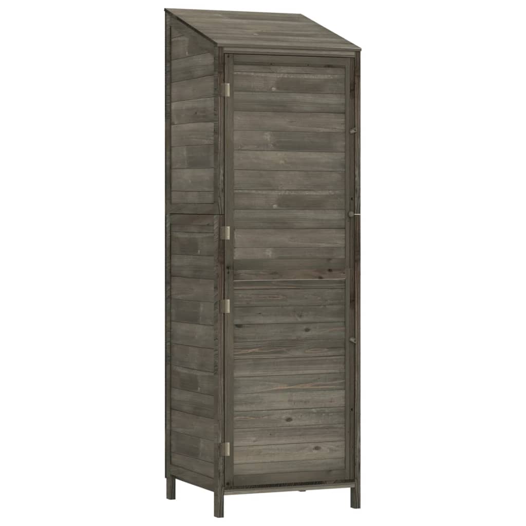 Vidaxl Garden Shed 55x52x174,5 cm trden borov -les antracit -obarvan