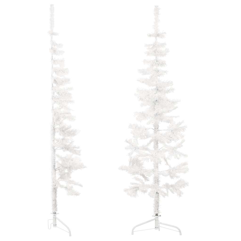 Vidaxl Kunstkerstboom hälften med standard smal 120 cm vit