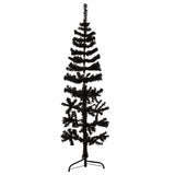 Vidaxl Kunstkerstboom hälften med standard smal 150 cm svart