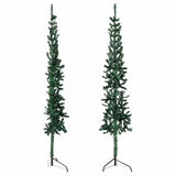 Vidaxl Kunstkerstboom metà con verde standard stretto 120 cm