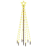 Vidaxl Christmas Tree s pozemním kolíkem 108 LED diody teplý bílý 180 cm