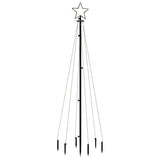 Vidaxl Christmas tree with ground pin 108 LEDs multi -colored 180 cm