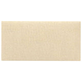 Vidaxl Wall panels 12 pcs 0.54 m² 30x15 cm Fabric Cream -colored