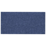 Pannelli a parete Vidaxl 12 pezzi 0,54 m² 30x15 cm tessuto blu