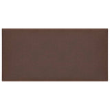 Paneles de pared Vidaxl 12 PCS 0.54 m² 30x15 cm de cuero artificial marrón