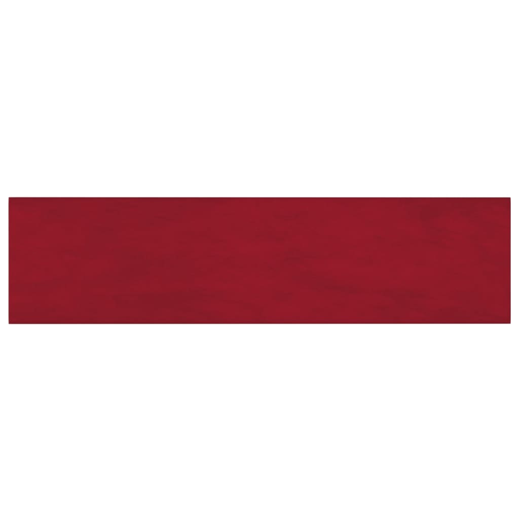 Panneaux muraux Vidaxl 12 ST 1,08 m² 60x15 cm Velvet Wine rouge