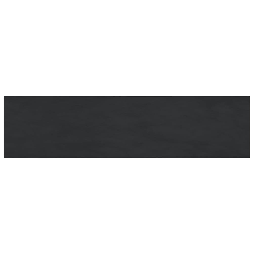 Pannelli a parete Vidaxl 12 ST 1,08 m² 60x15 cm Velvet nero