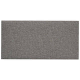 Paneles de pared Vidaxl 12 st 2.16 m² 60x30 cm de tela gris claro