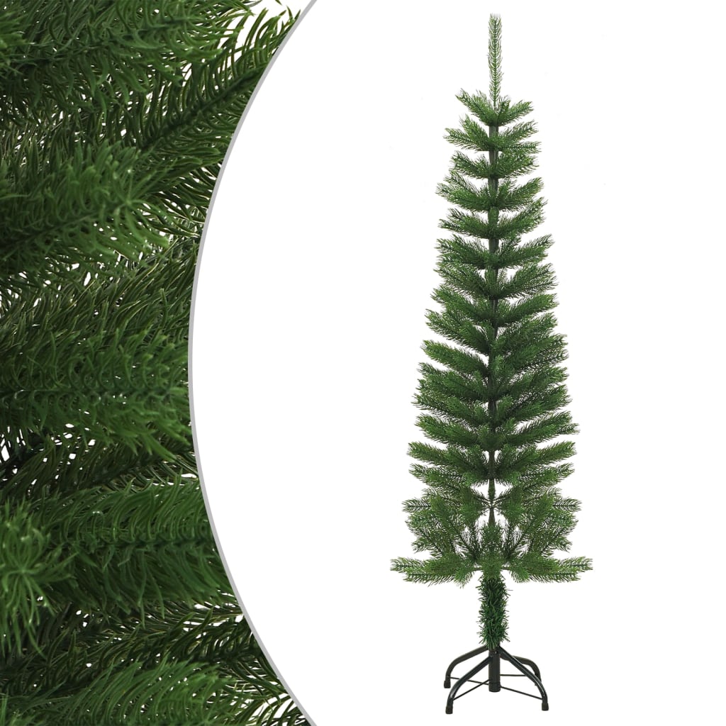 Vidaxl kunstkerstboom ze standardowym wąskim 150 cm PE