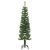 Vidaxl kunstkerstboom ze standardowym wąskim 150 cm PE