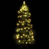 Vidaxl Kunstkerstboom con iluminación y estándar de 150 cm PVC Green