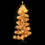 Vidaxl Kunstkerstboom con iluminación y White PVC estándar de 180 cm