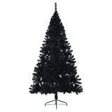 Vidaxl KunstkerStboom se standardní polovinou 210 cm PVC Black