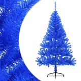 Vidaxl Kunstkerstboom se standardní polovinou 150 cm PVC modrá