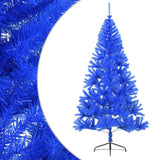 Vidaxl Kunstkerstboom med standard halv 240 cm PVC Blue