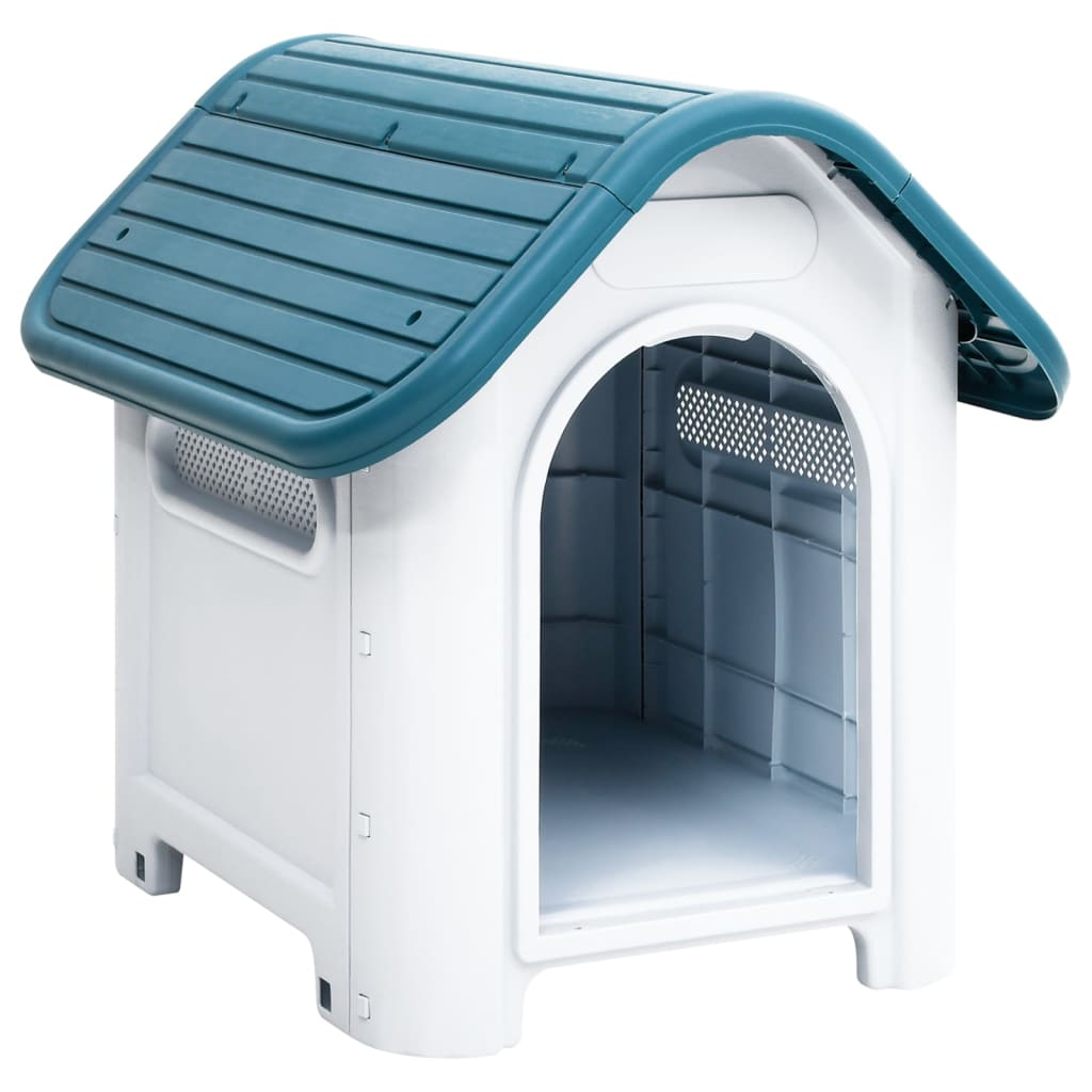 Vidaxl dog loft 59x75x66 cm Polypropene blue