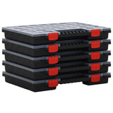 Cajas de rango de Vidaxl 10 PCS 40x30x5 cm Polypropene