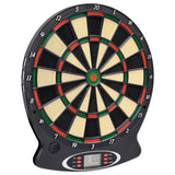 VidaXL Dartbord elektrisch met darts polypropeen zwart