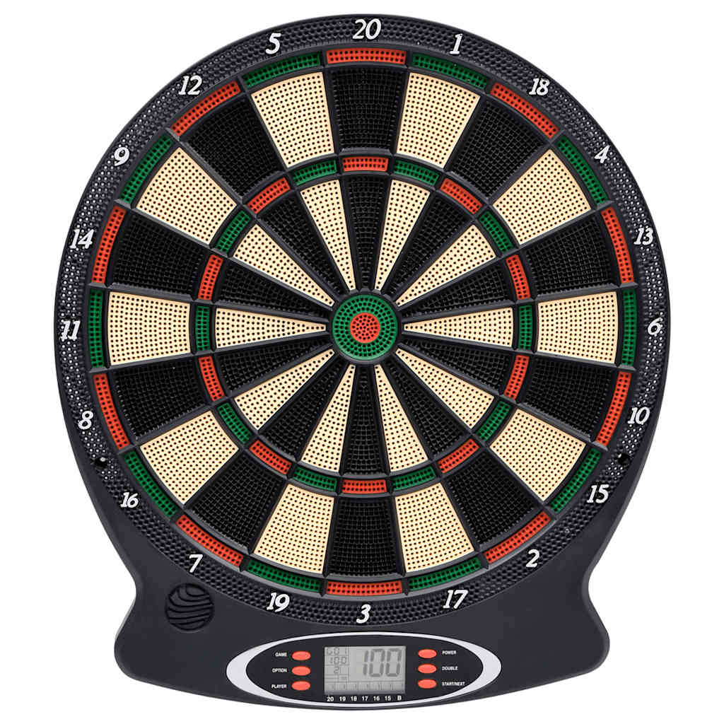 Vidaxl Dartboard Electric med dart polypropen sort